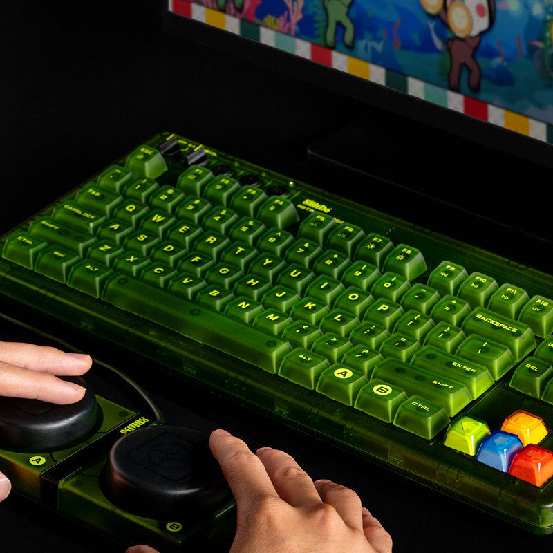 8BitDo Retro 87 Mechanical Keyboard - Xbox Edition
